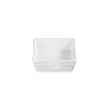 Imagem de Le Creuset Porta-guardanapos de coquetel Stoneware Signature, 15 cm, branco