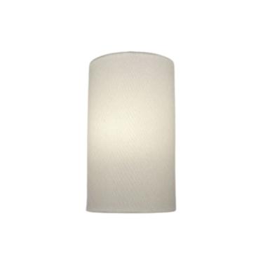 Imagem de Arandela Meia Cana Vivare Md-2031 Cúpula em Tecido 30/18x16cm - Bivolt