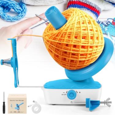 Imagem de Enrolador de Fios, Enrolador de Bolas de Fio Elétrico Para Crochê, Enrolador Automático de Lã