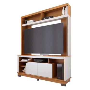 Imagem de Estante Home Theater Belaya Freijó Off White Matte - Colibri