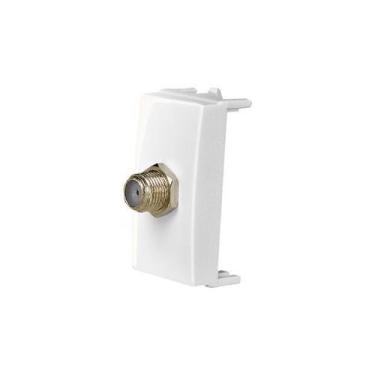 Imagem de 5 pç tomada para tv coaxial br. modelo sleek margirius