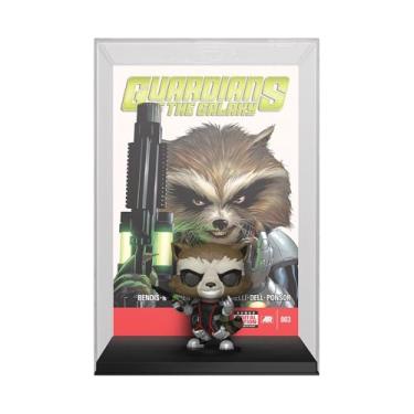 Imagem de Funko Pop Comic Cover Marvel Guardiões da Galáxia Rocket Guaxinim boneco de vinil colecionável