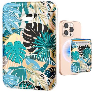 Imagem de Shorogyt Compatível com porta-cartão magnético Magsafe – Carteira de telefone para mulheres adolescentes e meninas fofas para iPhone 17/16/15/14/13/12 Series Slim para Apple Mag RFID Magnet Fit 3