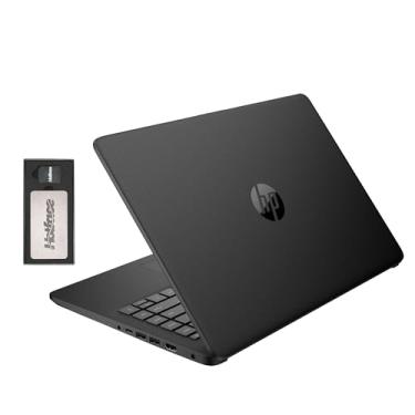 Imagem de HP Stream Laptop BrightView HD de 14 polegadas, Intel Celeron N4120, 8 GB de RAM, armazenamento de 288 GB (128 GB eMMC + conjunto de estação de ancoragem SSD de 160 GB), gráficos Intel UHD, webcam HD,