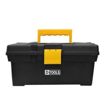 Imagem de Caixa De Ferramentas Plástica 18x32cm - Dtools Para Organização De Fer