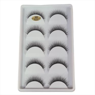 Imagem de Cílios 3d Com 5 Pares Tipo:x20|