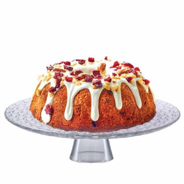 Imagem de Prato de Vidro com Pé Gourmet para Bolos - Ruvolo