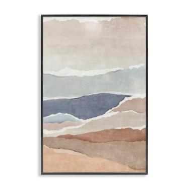 Imagem de Stupell Industries Fragments Of The Tide Design de arte giclée emoldurado preto por Emma Peal, 18 x 12