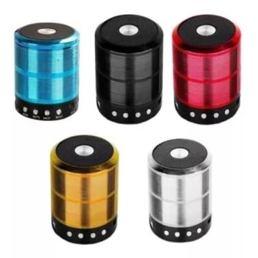 Imagem de Caixa de Som Portátil Bluetooth WS-887, Alto-Falante Sem Fio Cores enviadas conforme estoque