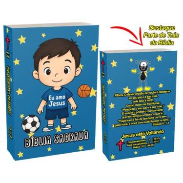 Imagem de Bíblia Infantil - Possui o Antigo e Novo Testamento - Tem Linguagem Si