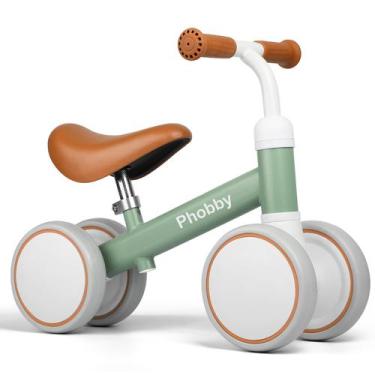 Imagem de Balance Bike Phobby Baby de 1 a 3 anos com assento ajustável de 25 kg