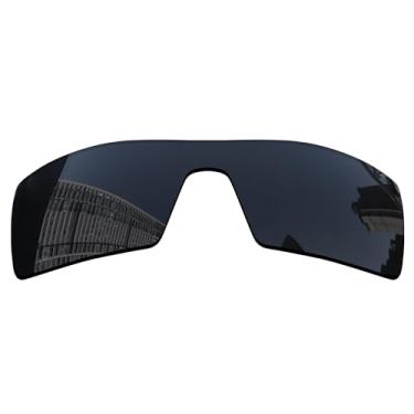 Imagem de Acefrog Lentes de reposição polarizadas de 1,5 mm para óculos de sol Oakley Oil Rig, material atualizado, resistente a impactos - preto escuro polarizado - 1,5 mm