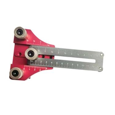 Imagem de IEUDNS Guia de gabarito fino para serra de mesa, guia de corte fino e rápido, peça de reposição em liga de alumínio para todas as ferramentas de marcenaria