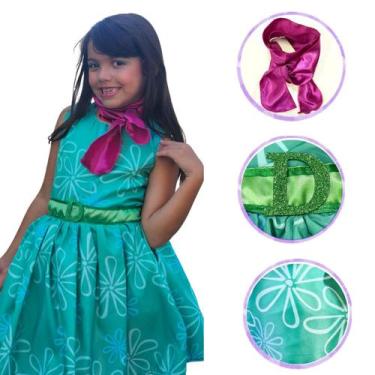 Imagem de Fantasia Infantil Menina da Personagem Verdinha Estilosa - Coloribaby,