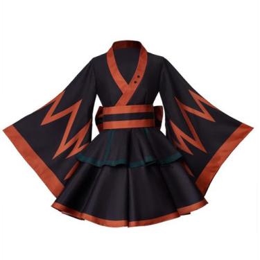 Imagem de Fantasia de cosplay RocailleCos Anime My Hero Katsuki Kimono