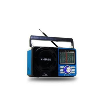 Imagem de Rádio Portatil Am Fm Caixa De Som Pendrive Portátil Mp3 - ESB