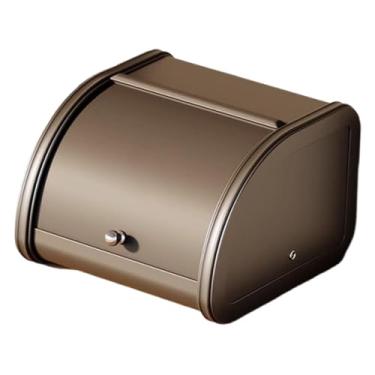 Imagem de Bothyi Caixa de pão organizadora multifuncional de grande capacidade para guardar pães, cesta para produtos assados, entrada para cafeteria, Preto 25x26x17cm