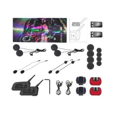 Imagem de Fone De Ouvido Bluetooth Para Capacete De Motocicleta XINOWY V6 pro In