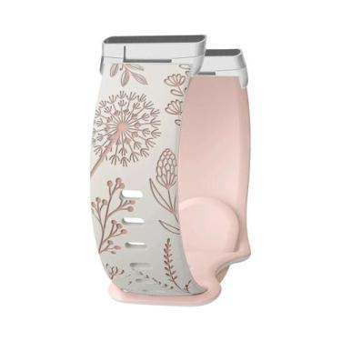 Imagem de Pulseira De Substituição De Silicone Macio Bicolor Para Mulheres Fitbi