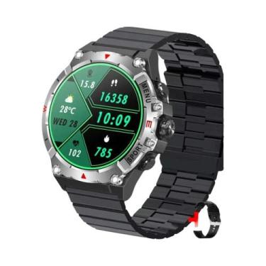Imagem de Relógio Inteligente Masculino Com GPS, Tela AMOLED HD, Bateria De 500m