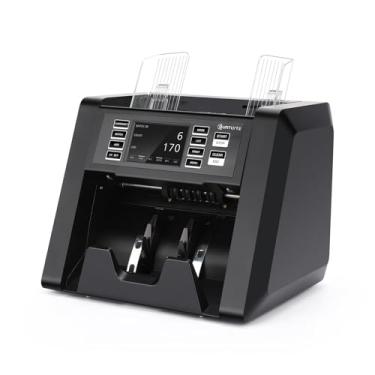 Imagem de Countlyte C-N30A Contador de Dinheiro de Denominação Mista, Contagem de Valor, Multimoeda, CIS/UV/MG/IR Contador de notas de detecção de falsificação, habilitado para impressora, tela sensível ao