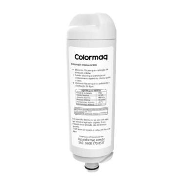 Imagem de Kit 4 Refil Filtro Colormaq Purificador Acqua, Branco