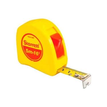 Imagem de Trena Starrett 5 Metros X 16mm Graduação Em Milímetros E Polegadas