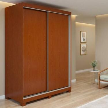 Imagem de Guarda Roupa com Porta de Correr Alonzo 2 Portas 2 Gavetas 100% Mdf co