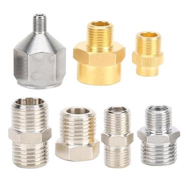 Imagem de Generic Adaptador de Mangueira de Aerógrafo, Encaixe Profissional de Aerógrafo, Kit Adaptador de Compressor de Ar para Manutenção