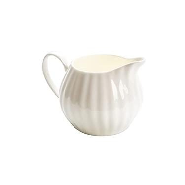 Imagem de Barco de molho de cerâmica para molho de café, creme, jarra perfeita para servir leite e creme, salada, xarope de bordo quente, manteiga alongada, 300 ml, 2 peças, molhequeira
