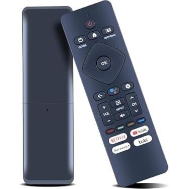 Imagem de Besia Controle remoto para Philips Google TV, compatível com Philips Google TV 43PUL7672/F7 50PUL7552/F7 50PUL7672/F7 55PUL7672/F7 55PUL7552/F7 643PUL7652/F7 65PUL7552 65PUL7672 65PUL7672 2/F7 (não