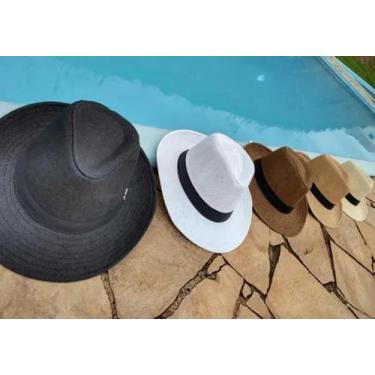 Imagem de Chapéu Samba Panamá Colorido Moda Praia Sol Piscina Verão - Chapéu Pan