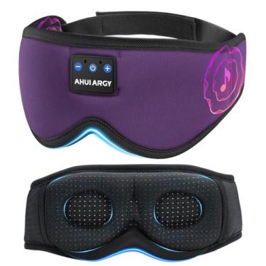 Imagem de Máscara de dormir AHUIARGY Bluetooth 5.4 3D Cups Total Blackout