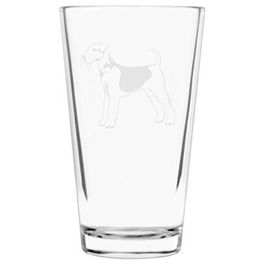 Imagem de Copo Airedale Terrier com tema de cachorro gravado multiuso 473 ml