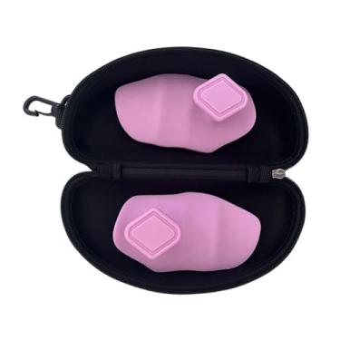 Imagem de menolana Luvas antiderrapantes para levantamento de peso, ergonômicas e macias, para treino de academia com barra, para levantamento de peso, Rosa