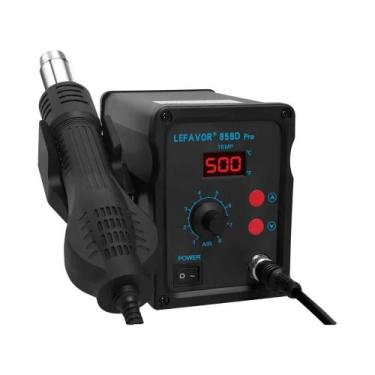 Imagem de Estação De Retrabalho Com Pistola De Ar Quente De Alta Potência 858D 2