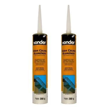 Imagem de 2 Veda Calha Alumínio 300 Ml Vcv 0270 Cola Selante