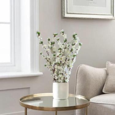 Imagem de Conjunto 5 Flores Sakuras Artificiais para Decoração Interna com Toque