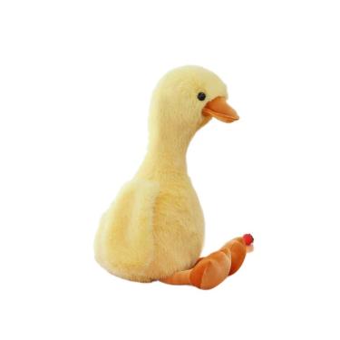 Imagem de Brinquedo de pelúcia, desenho animado, boneca de pato amarelo, 45 cm, pelúcia macia e macia