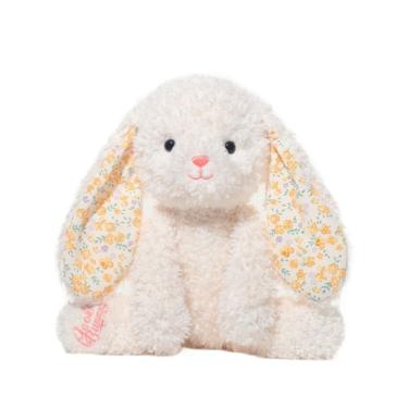 Imagem de Boneca de desenho animado de pelúcia Bunny Stuffed, orelha floral, 38 cm
