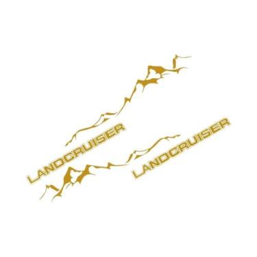 Imagem de Adesivo Gráfico Para Carro Toyota Land Cruiser 70 79 80 100 105 120 15