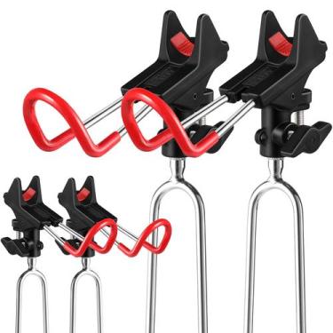Imagem de Suporte de vara de pesca PLUSINNO, pacote atualizado com 4 unidades pa