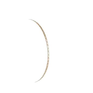 Imagem de Pulseira Feminina Piastrine Ouro 18K 750 Pulso Fino 16 cm Delicada Leve com Certificado