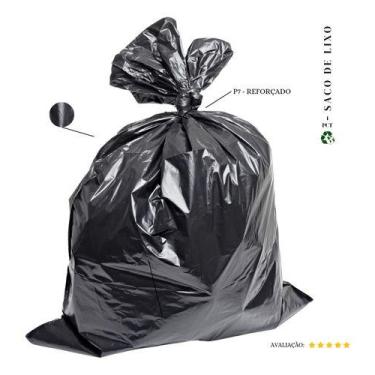 Imagem de Saco De Lixo 200 Litros P7 - Reforçado 100 Unidades - Higipack