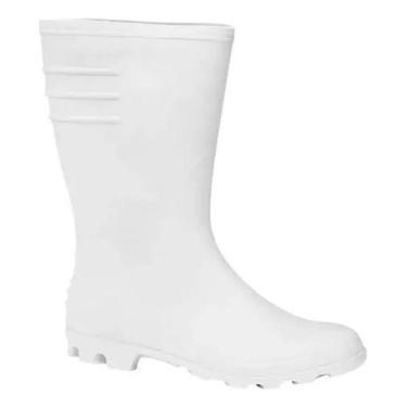 Imagem de Bota Galocha PVC Branca Impermeável Antiderrapante - Vonder, 42