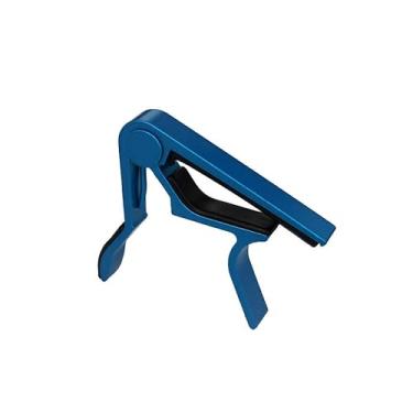 Imagem de Capo de guitarra, capo de troca rápida para guitarras acústicas e elétricas, adequado para guitarras folclóricas e outros instrumentos de corda (azul)