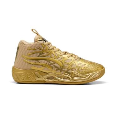 Imagem de PUMA Tênis de basquete masculino Mb.04 Golden Child - Dourado, Ouro/ouro fosco/preto, 41