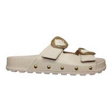 Imagem de Chinelo Papete Feminino Moleca Fivela Dourada 5436.440-Feminino