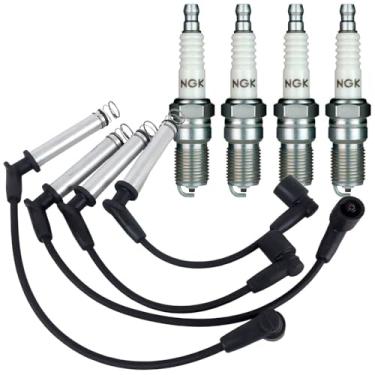Imagem de Kit Cabo Magneti Marelli + Vela NGK GM Celta 2000 a 2006 Gas