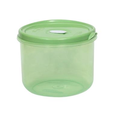 Imagem de Pote Redondo 11cm De Altura Para Microo-ndas E Freezer Com Válvula 1,75l - Linha Wave Plasvale Branco